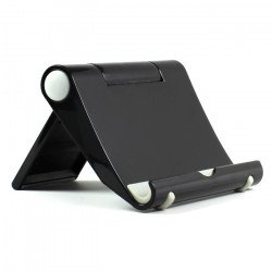 Cell Phone Tablet Stand 180 Angle (Black)